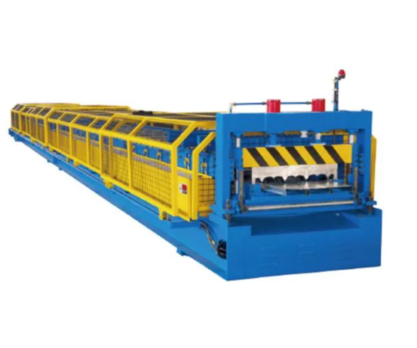 Floor decking machines