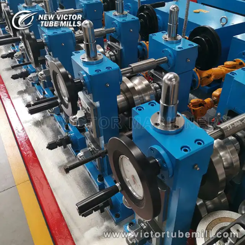 Tube mill forming & welding & sizing section