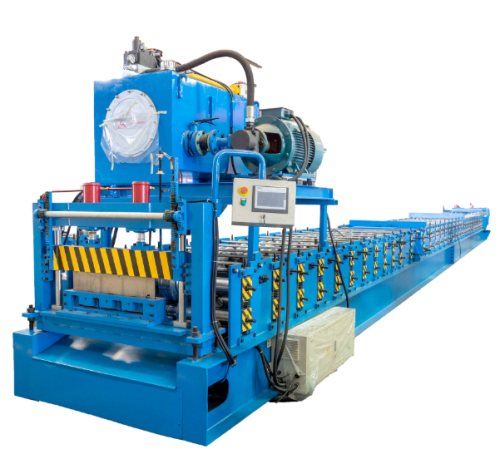 Floor decking machines