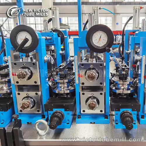 Tube mill forming & welding & sizing section