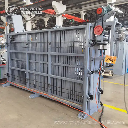 Tube mill entry section